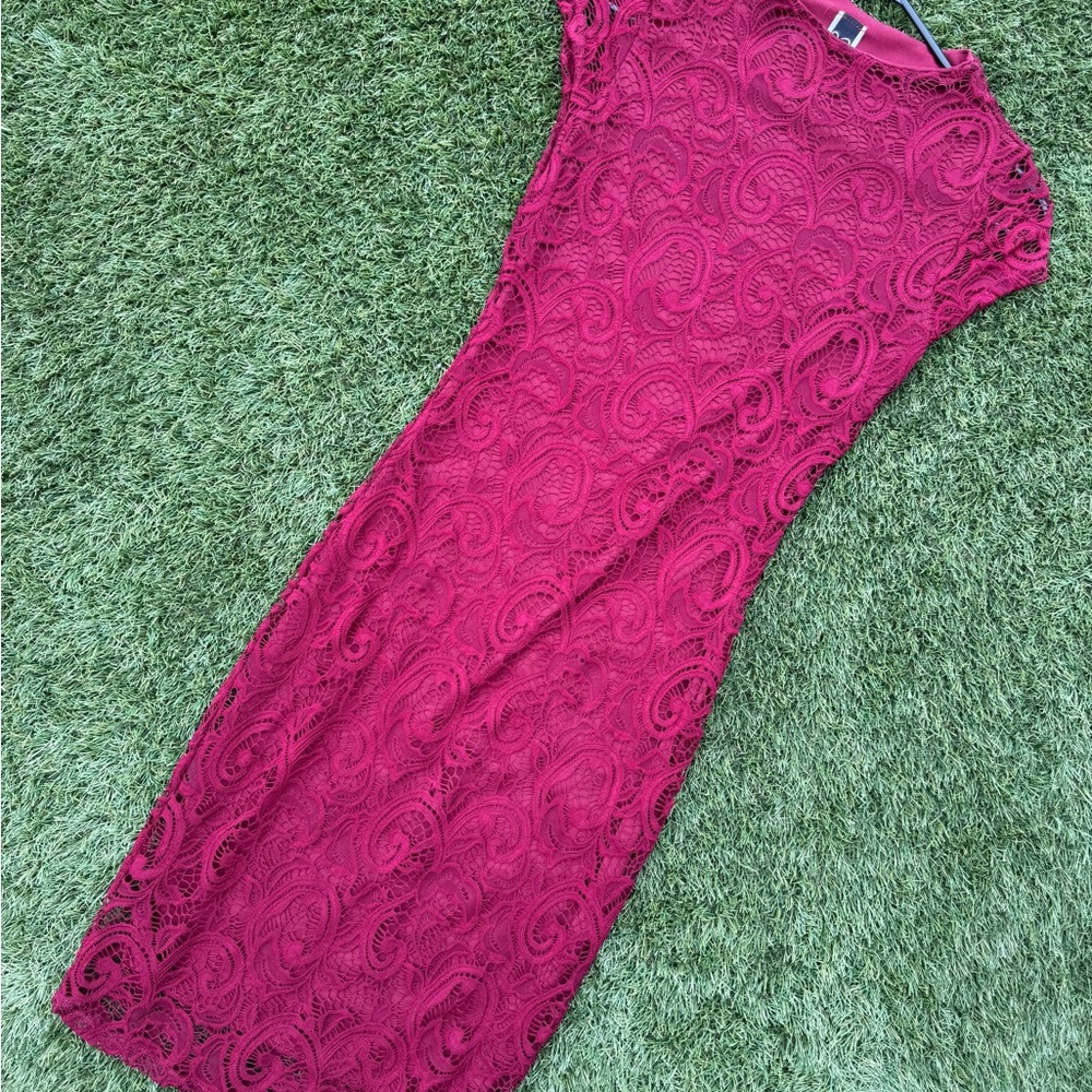 Windsor Burgundy Lace Dress